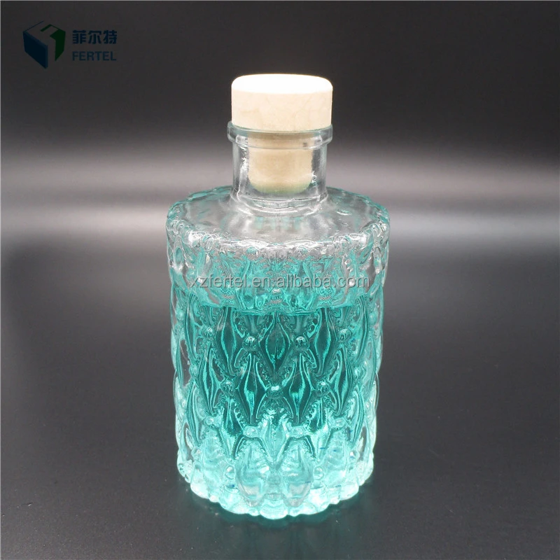 
Empty reed diffuser glass bottle with rattan sticks for aroma oil container 