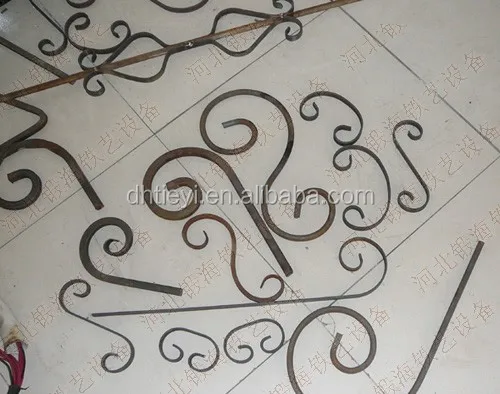 metal craft wrought iron scroll bender machinery