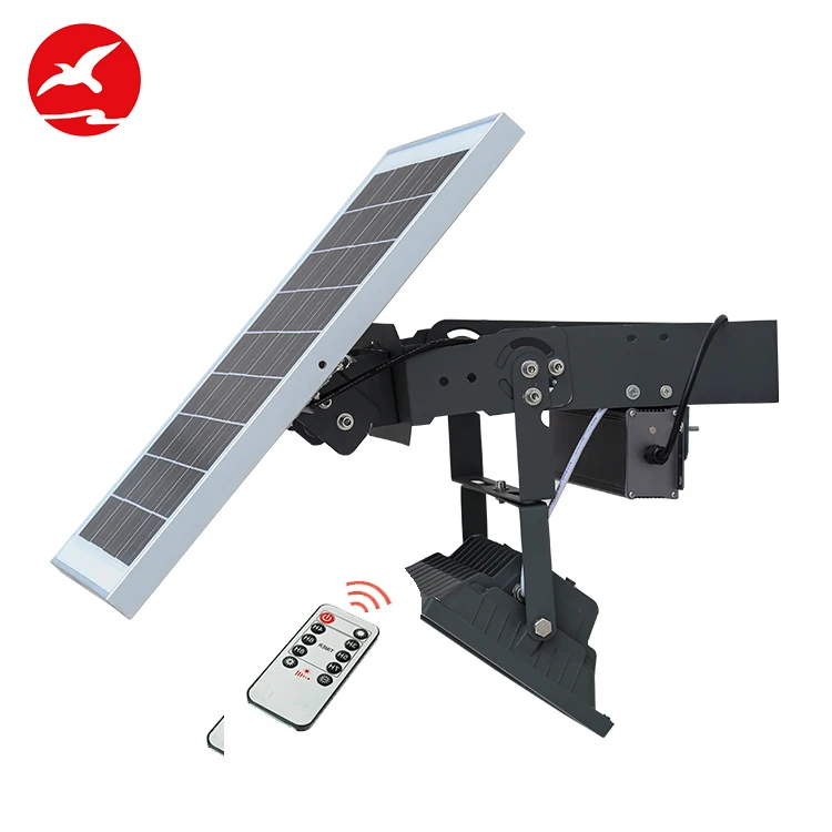 Waterproof ip65 dc 6 volt 10 20 30 50 watt cob outdoor garden led solar power flood light with sensor