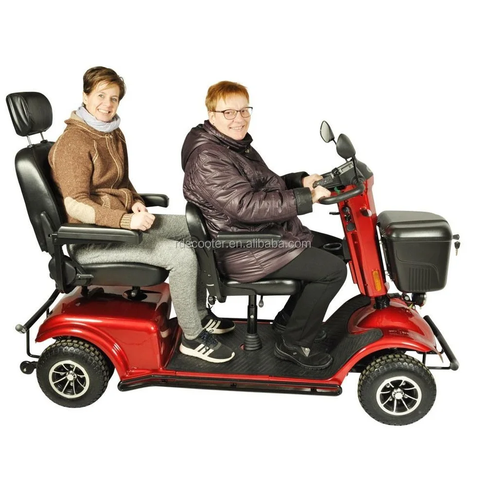 Double Seat Electric Scooter Two People Mobility Scooter