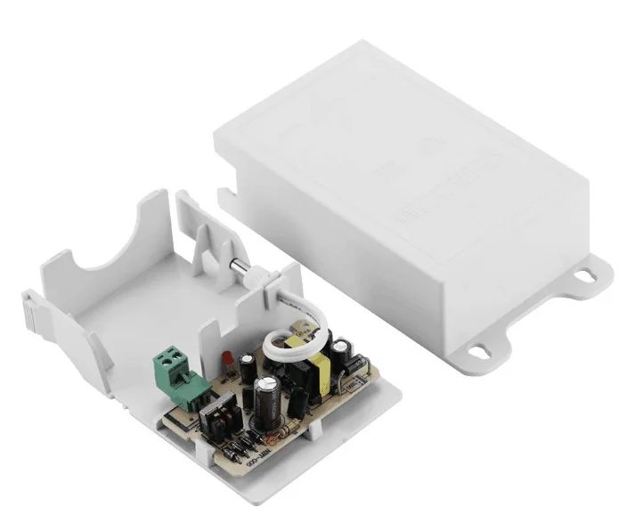 Адаптер питания для камеры видеонаблюдения, белый уличный источник питания для помещений, 12 В, 2 А, 3 А постоянного тока