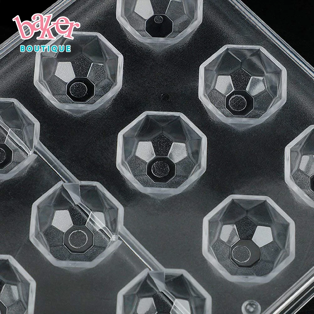 Chocolate PC Molds Clear Polycarbonate Candy Making Mold  6-Piece Tray