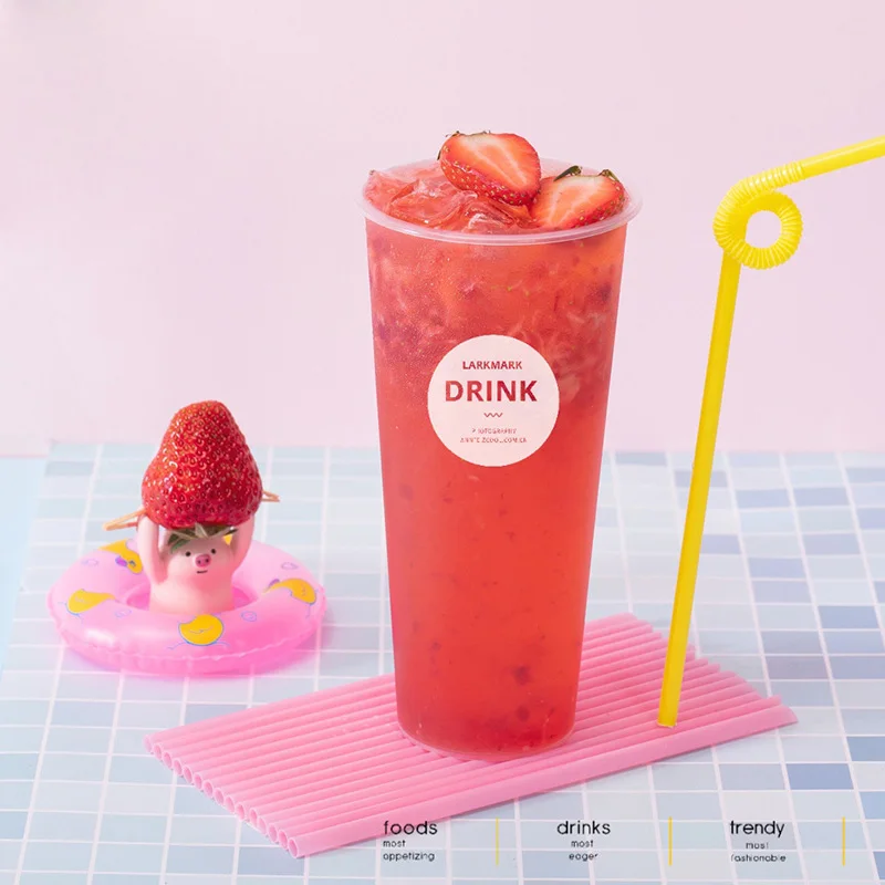 Factory Direct Wholesale Cheap Price 12oz 14oz 16oz Boba Tea ice coffee Plastic Disposable Cups