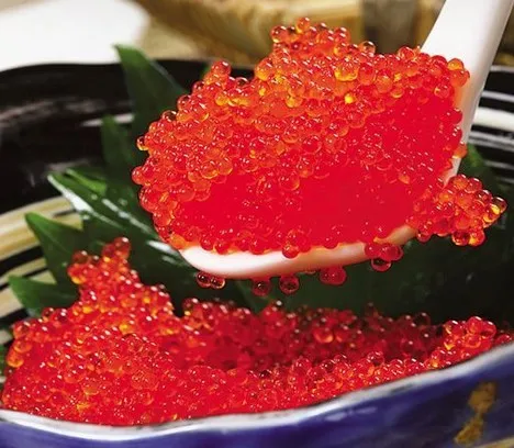  Gaishi OEM/ODM Wholesale Canned Ball Ikan Sushi topping Capelin Masago Ebiko Tobikko Caviar Tobiko Flying Fish Eggs Roe