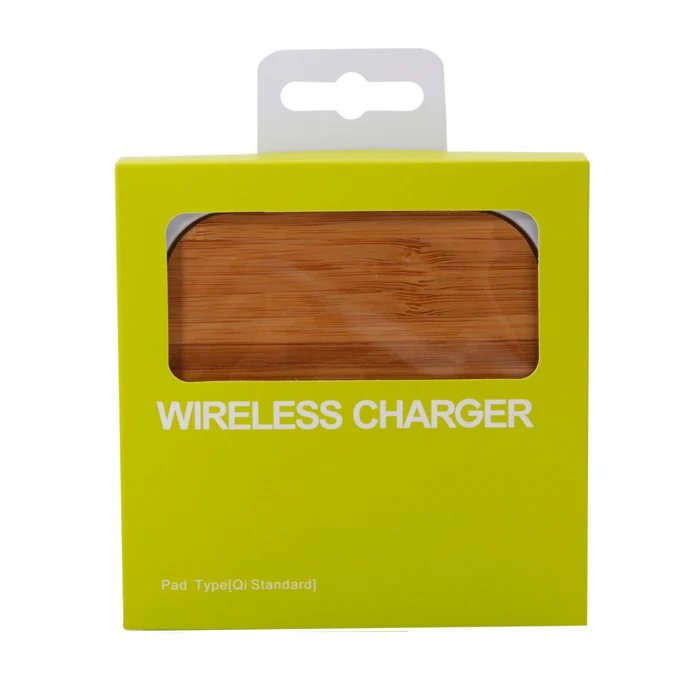 Portable Qi Universal Wood Wireless Charger Pad