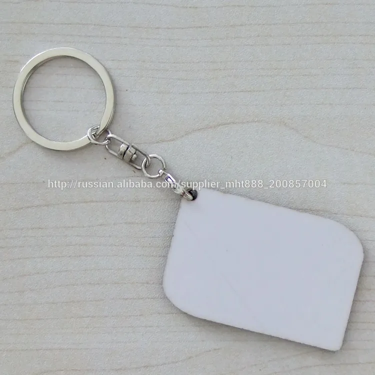 sublimation blanks key ring A325 sublimation key chain sublimation MDF key rings
