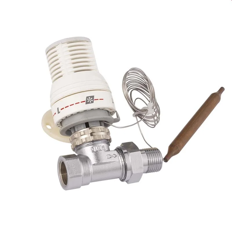 Brass Home Thermostatic Valve for Heating System Adjustable Air Control Valve