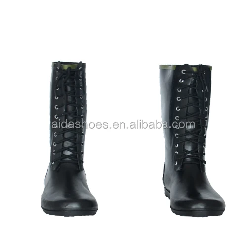 Men Black Long Boots Anti Slip Fishing Shoes China Women Cotton Fabric OEM Rubber Waterproof Boots Heels Women Eva Boot CN;JIA