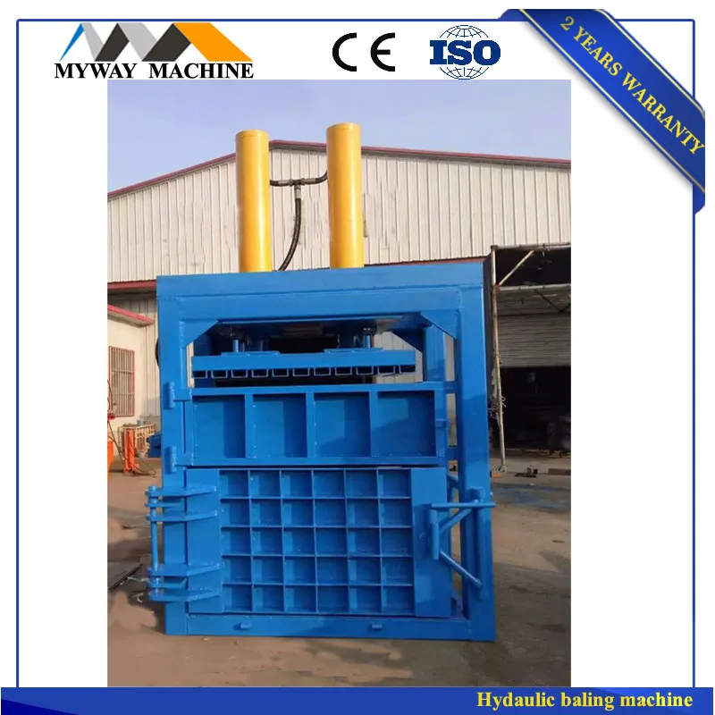 China Hydraulic Baler Machine Waste Cotton Baling Press Machine