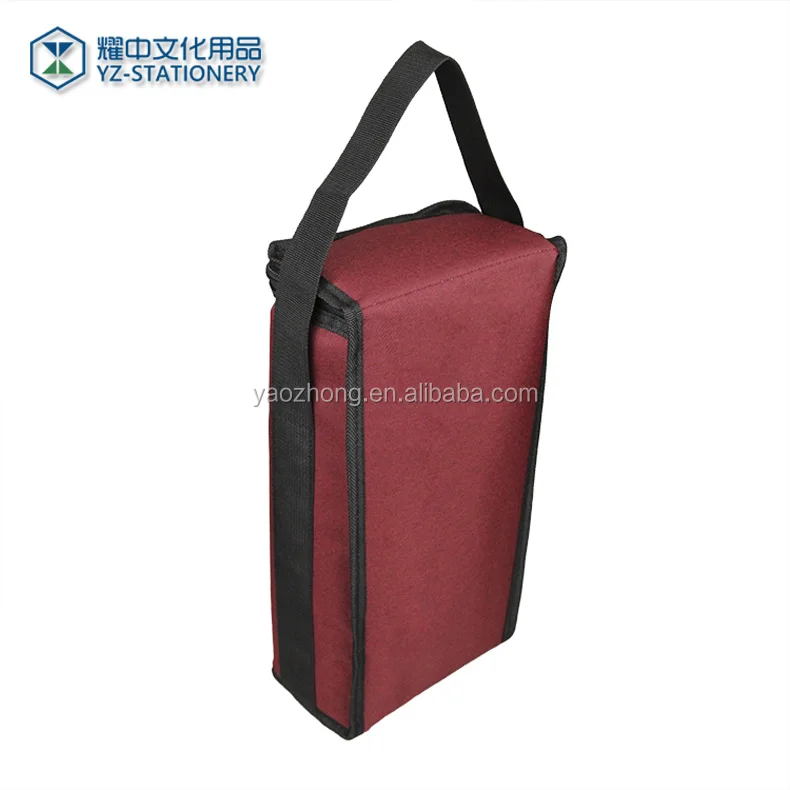 
High quality thermos for wine neoprene double wine bottle carrying cooler bag 