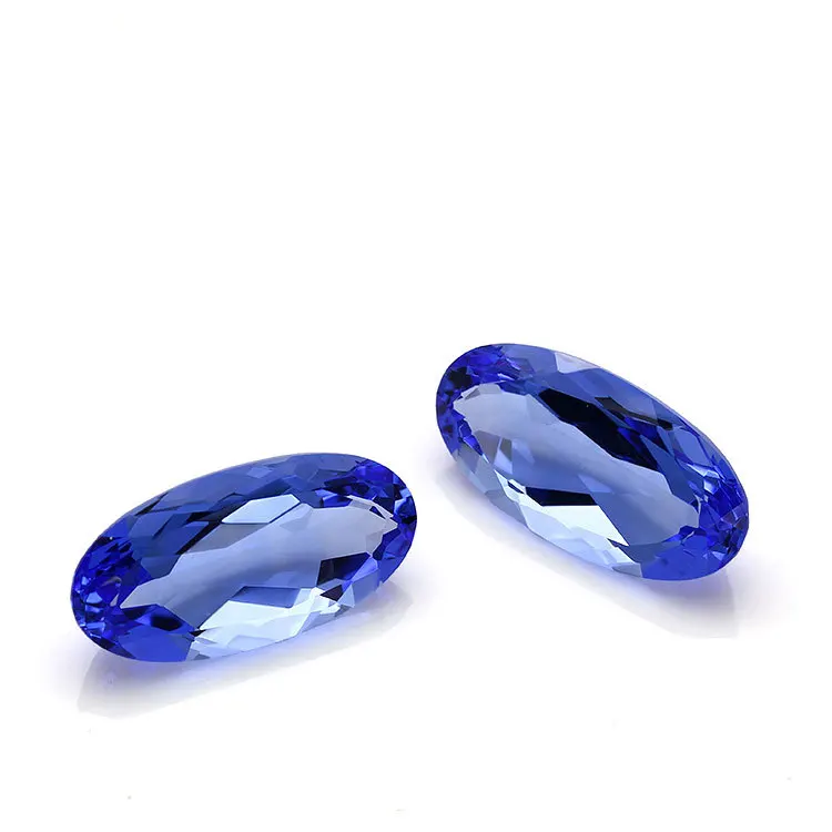 Various Shapes Loose Synthetic Blue Sapphire Crystal