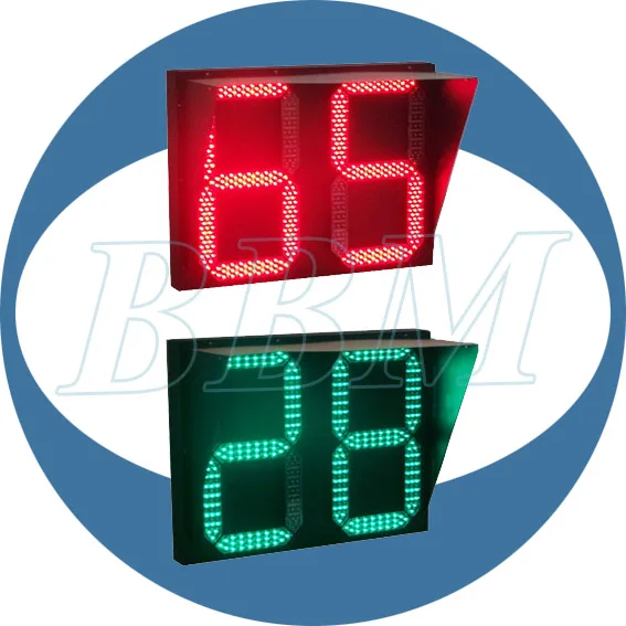 large size RG 2 digit led traffic countdown meter
