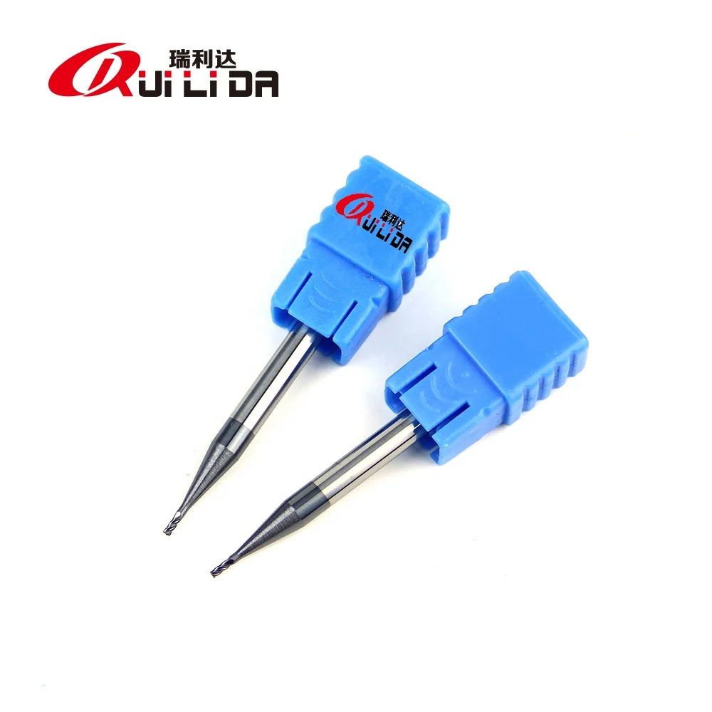 Manufacturer RLD HRC50 cnc tungsten carbide flat end mill fresas 4 flutes 2x50mm cnc machine milling cutter