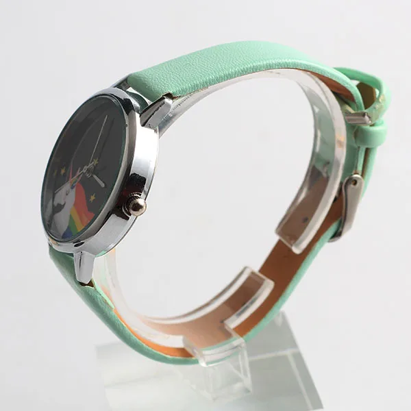 Kids Christmas expression cute printed beautiful girl online custom label watch