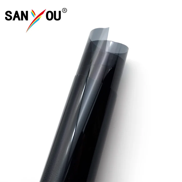 factory price high insulation anti-glare 11% VLT glass decorative sun control  dyed window film for car