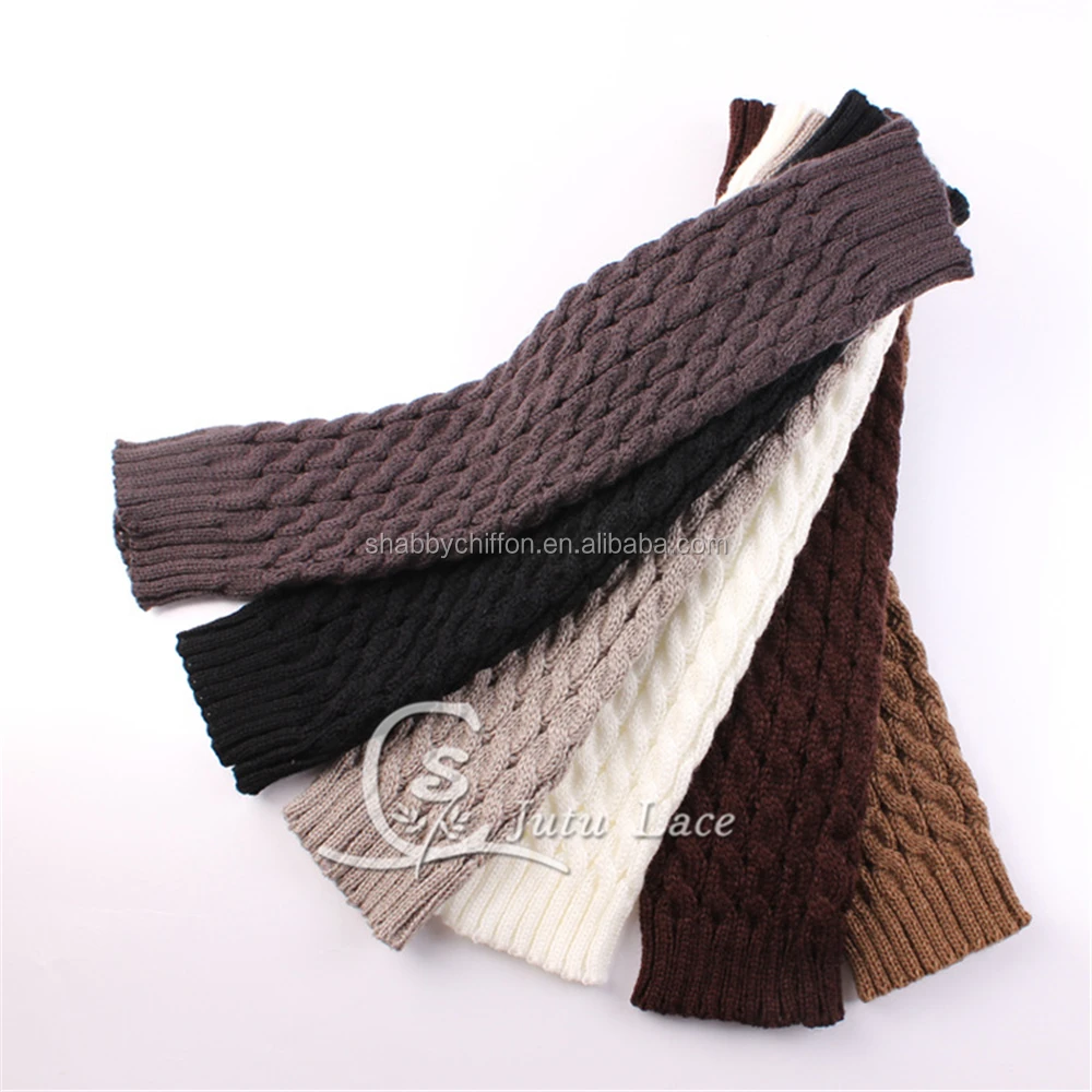 Newest hand kint winter leg warmers for women