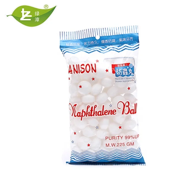 Yiwu Factory Direct Sales 99% Pure naphthalene ball refiend white  camphor Moth Ball