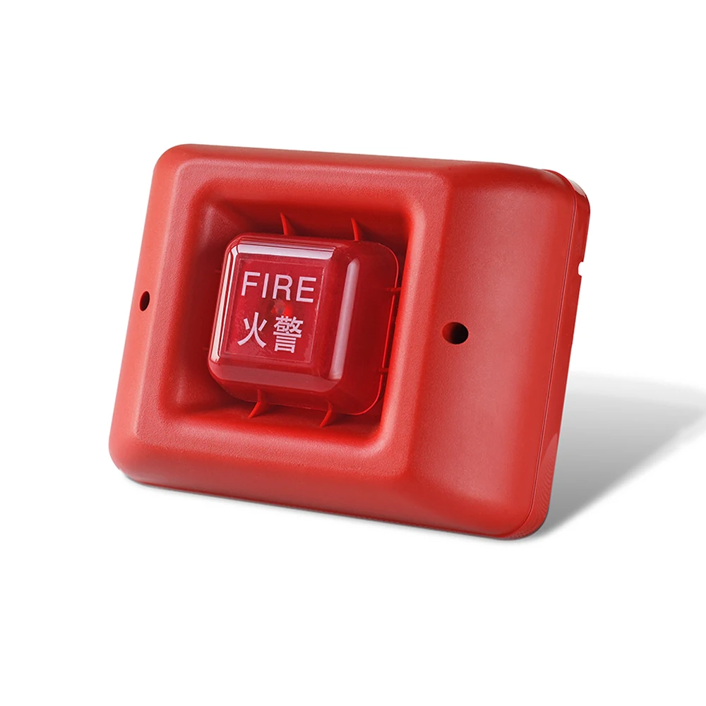 DC 24V High Sound Volume Conventional Fire Alarm Sounder For Non-Addressable Fire Alarm System Emergency Evacuation