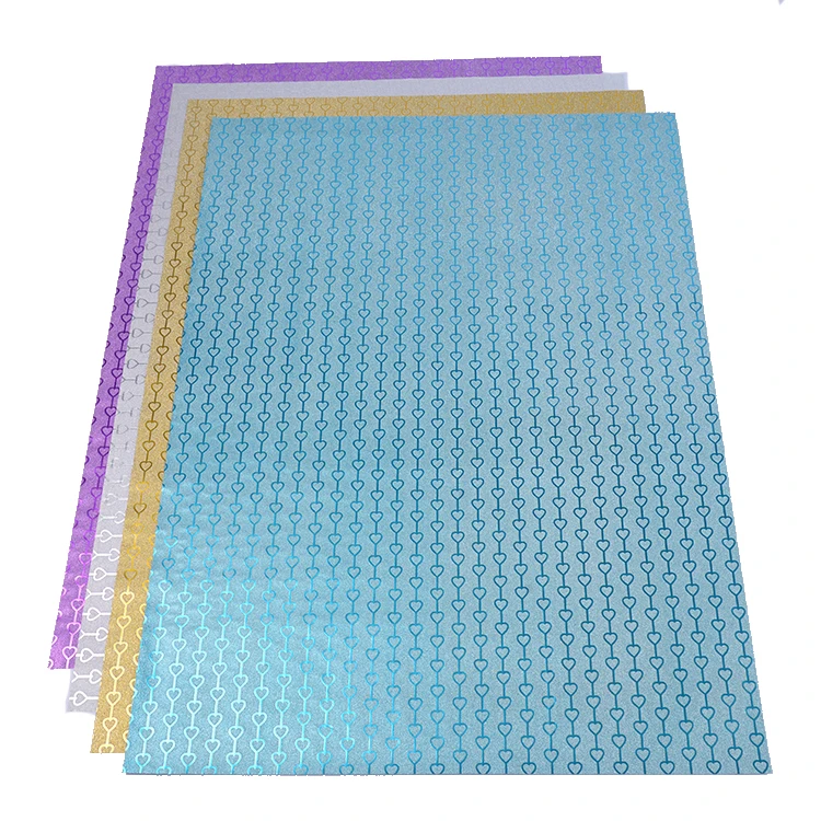 laser holographic film adhesive glitter paper