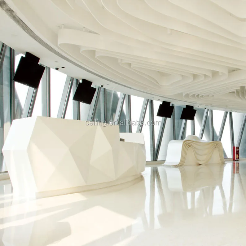 Высокопрочная художественная потолочная плитка GRG, изделия для украшения интерьера, сделанные в Гуанчжоу