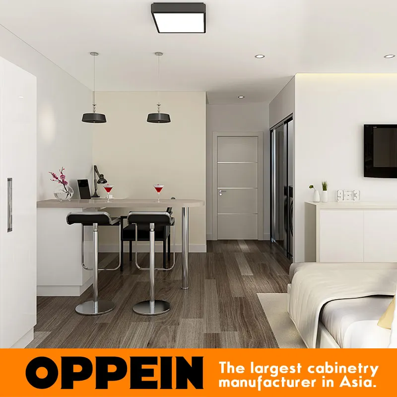 Oppein Modern Well-Equipped Compact Apartment Bedroom Furniture