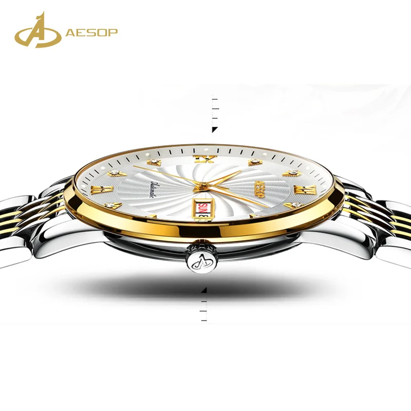 Лидер продаж, пользовательские водонепроницаемые Модные Роскошные Кварцевые часы в римском стиле, мужские часы из нержавеющей стали