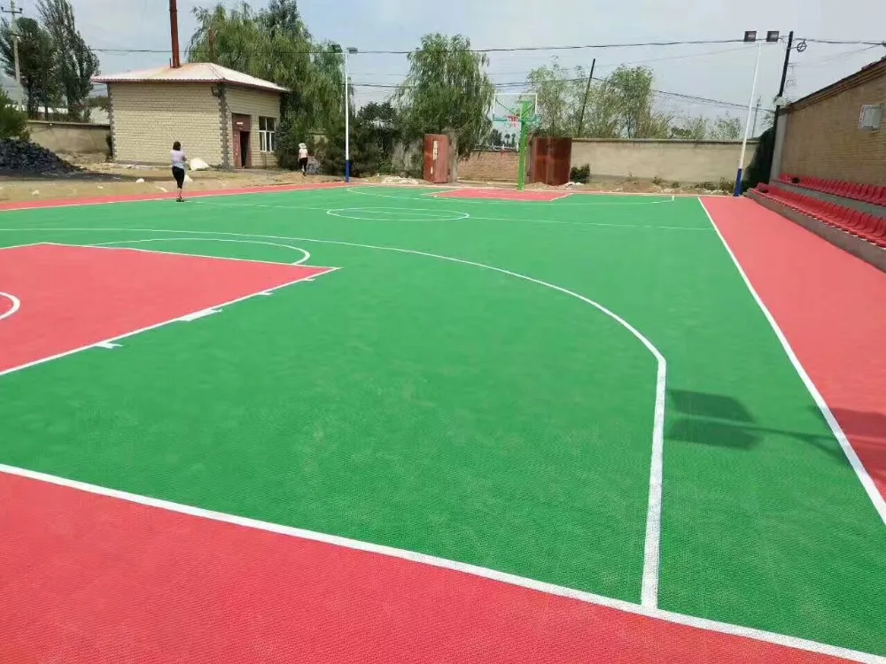 Basketball Equipment Sports Floor Basketball Floor System Plastic Outdoor Basketball Court Floor