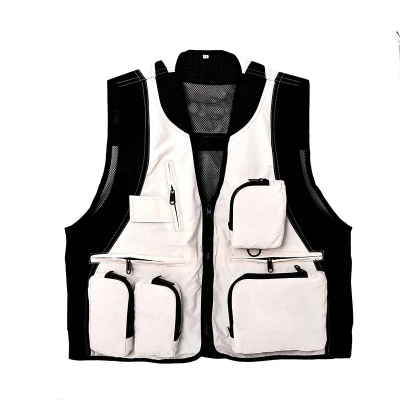 Жилет мужской карго с несколькими карманами, жилет для рыбалки, скалолазания, рыбалки, стрельбы, пешего туризма, журналиста, фотография