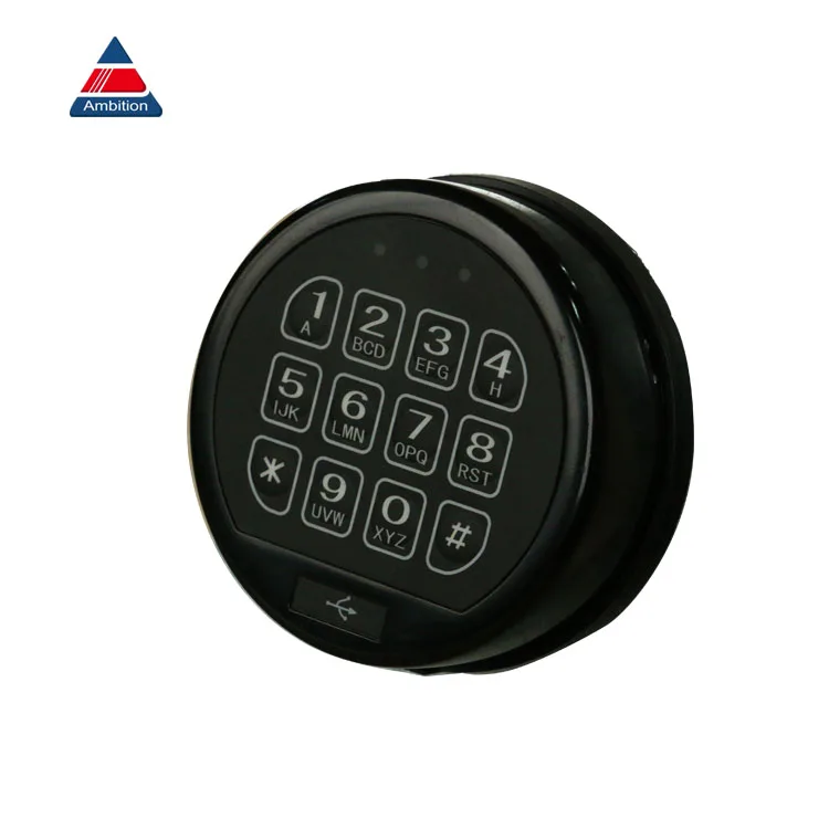 Silver mini digital keypad locker lock
