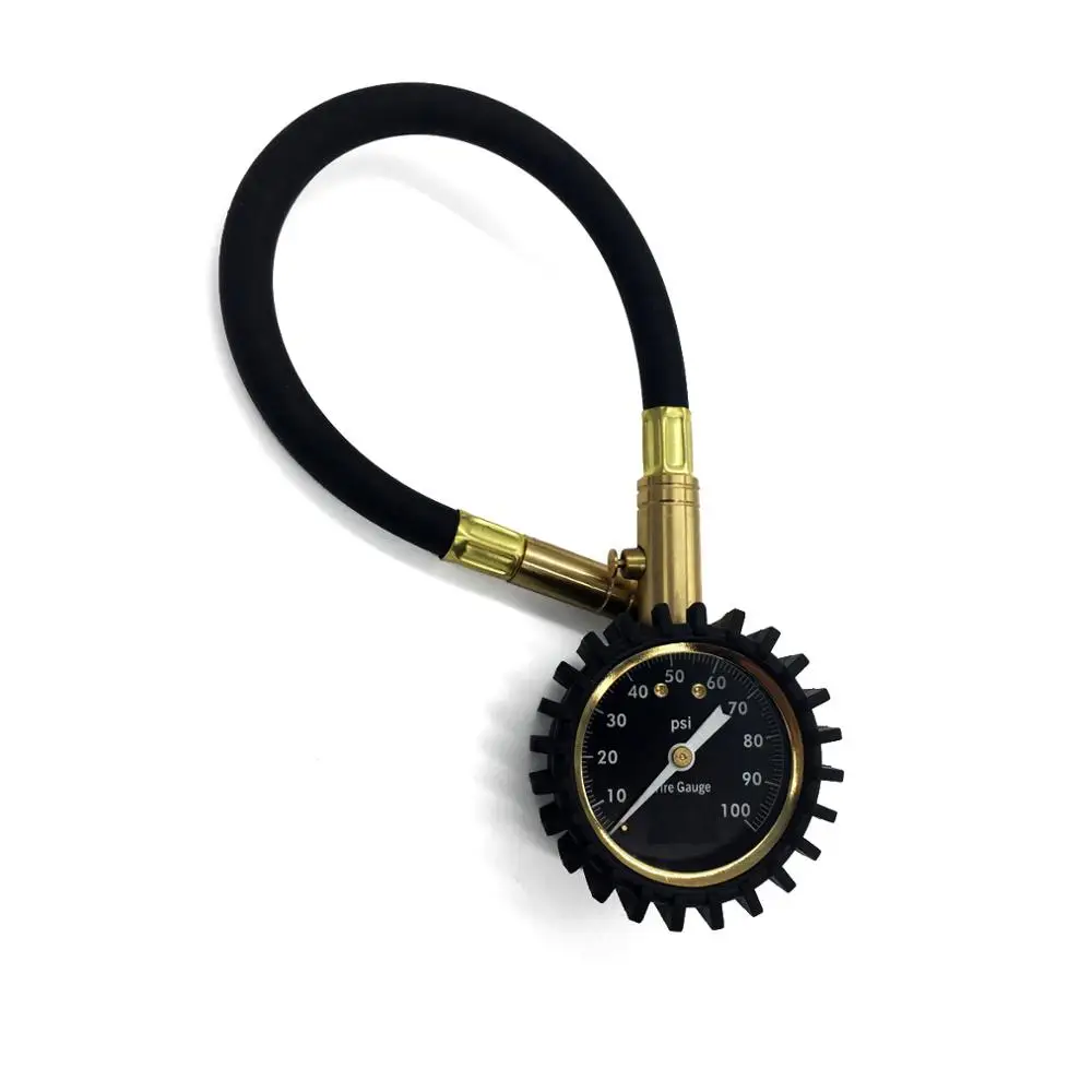 Heavy duty tire pressure gauge Dial tyre gauge with luminous