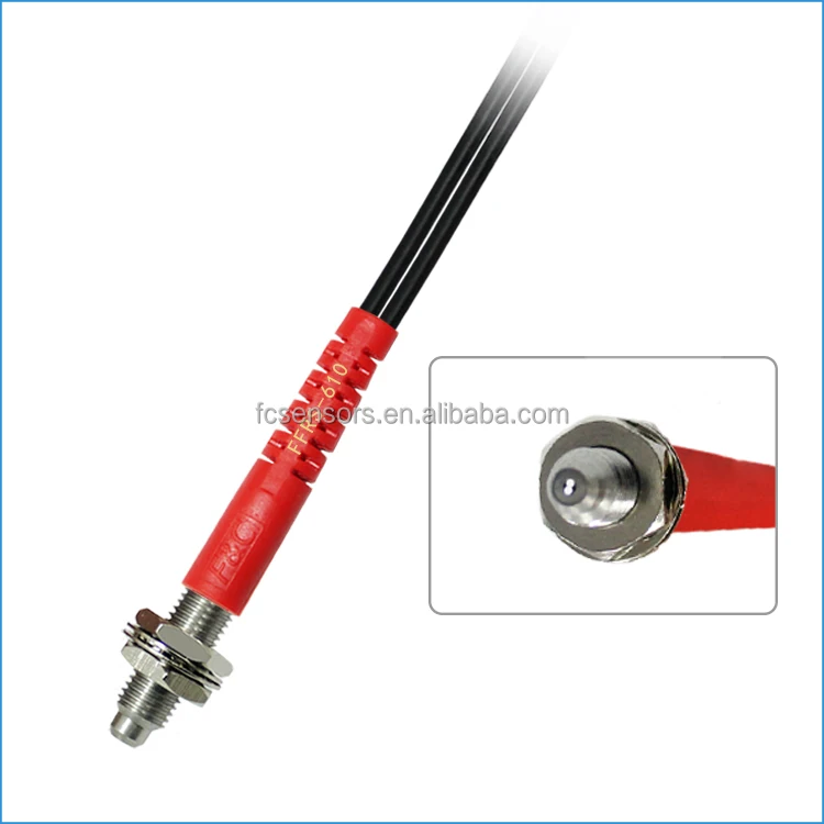 Светоотражающий диффузный оптоволоконный датчик M6 R10 35-45 мм