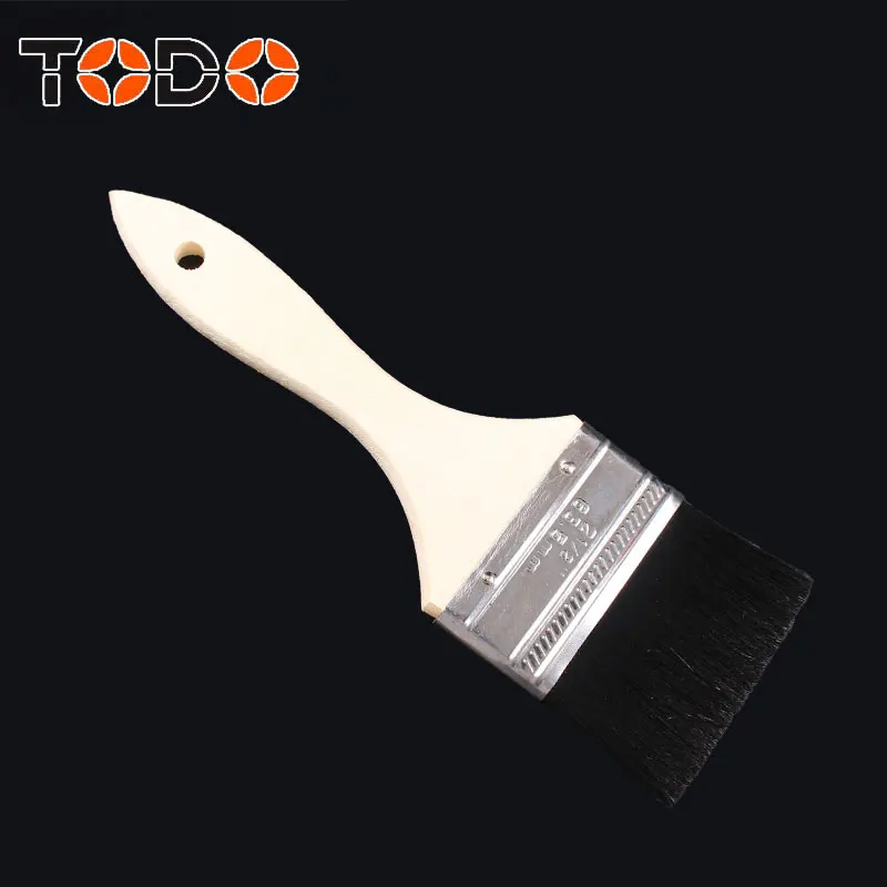 TODO disposable brush bleaching with wooden handle cheap paint brushes