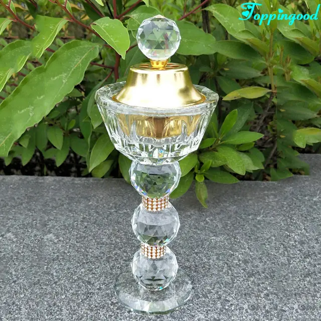 Crystal Cut Bakhur Bakhoor Burner Incense Arabian Eid Ramadan Islamic Gift