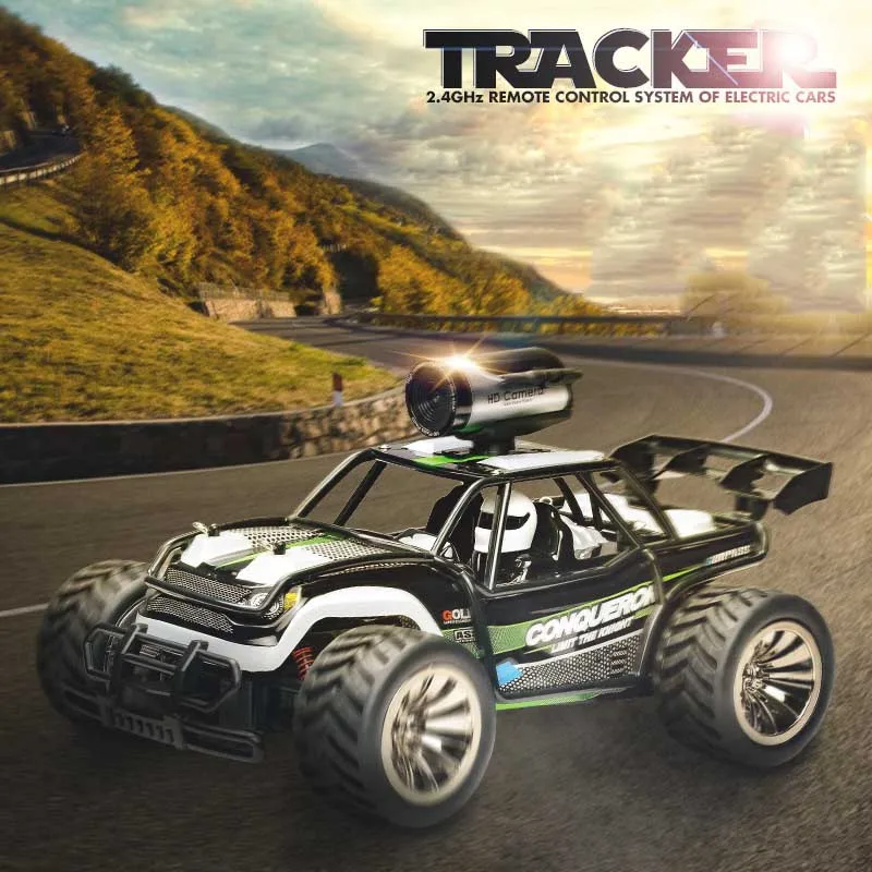 2018 New WIFI FPV Racing Video Car 1:16 Scale 2.4G High Speed Remote Control RC Car BG1516 With 720P Camera Buggy Off Road Car