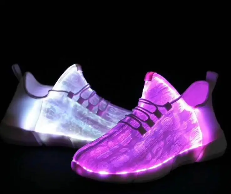 
wholesale rechargeable mens light up led sneaker adults, customize led running lighting shoes for men party adults 