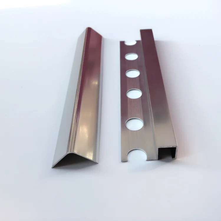 Оковку для плитки полосы, Нескользящие алюминиевые лестницы пришитую