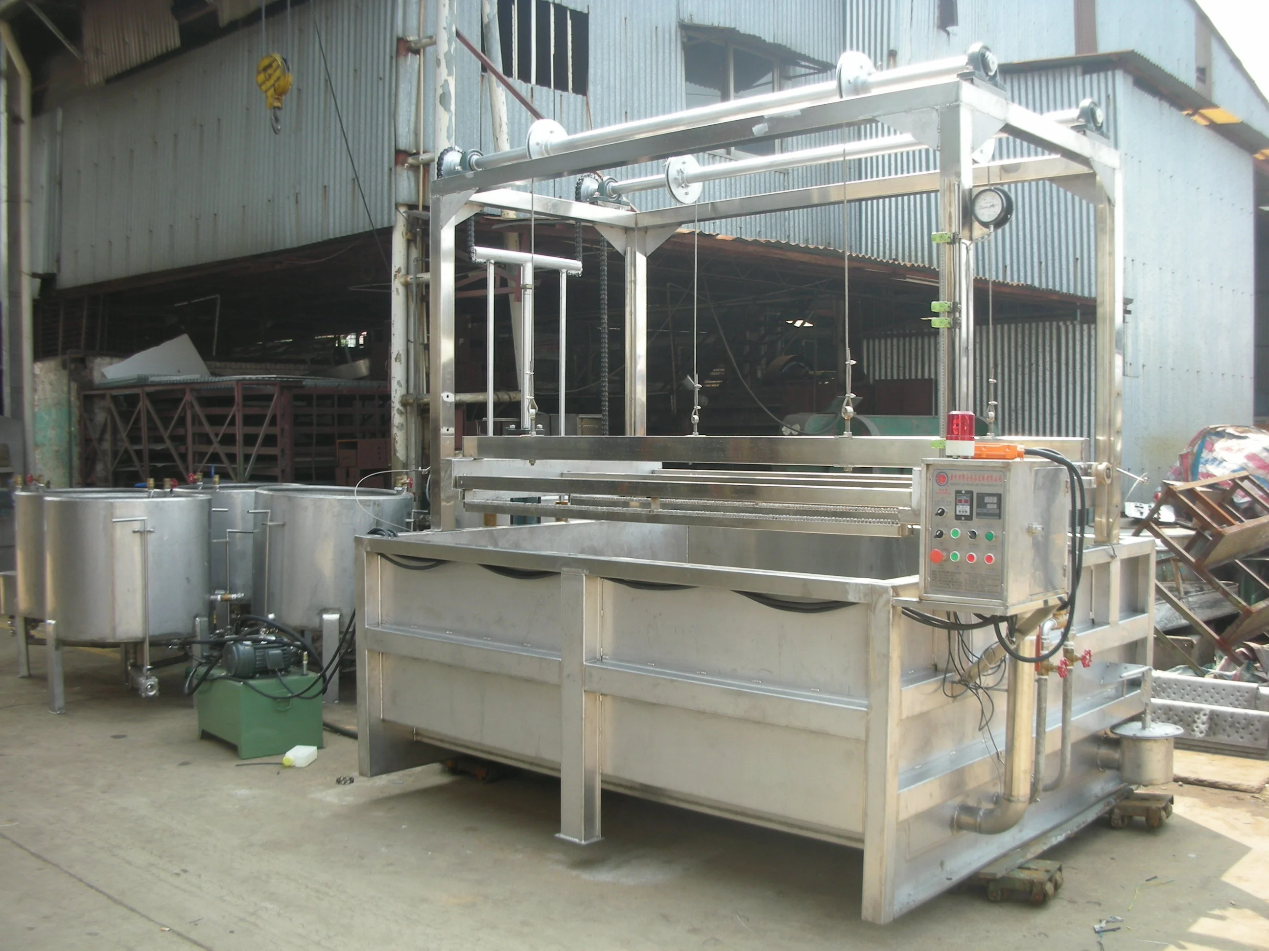 
Textile dyeing and finishing machinery hanging automatic dyeing machine 