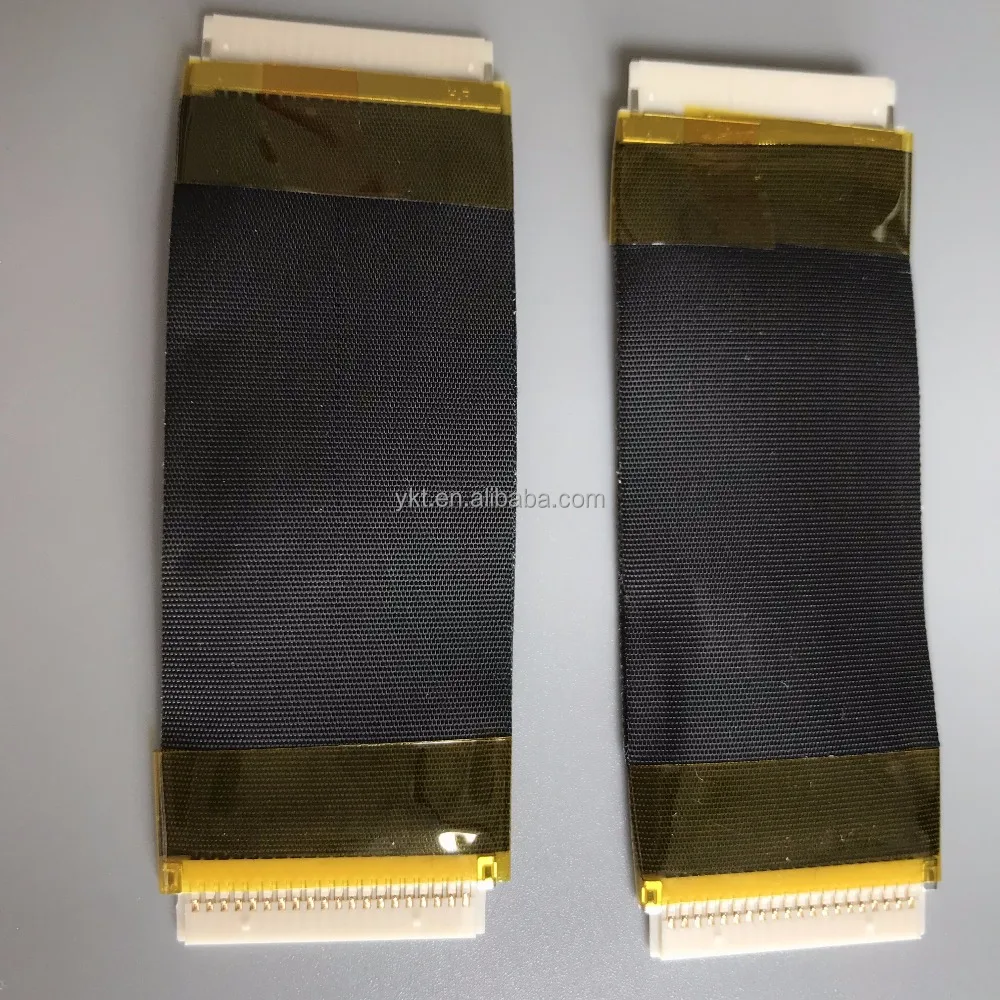 DF19-20S-1C to DF19-20S-1C flat lvds cable 50mm Crimped wire length