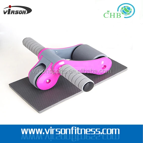 
Wholesale Abdominal Core Fitness Trainer Double Wheel Abdominal Muscle Exercise Roller for Strengthen Muscle Training 