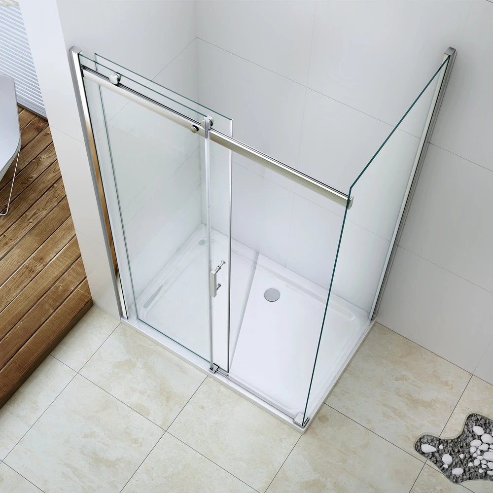 China pivot bathtub shower door,pivot shower screen,frameless pivot shower door