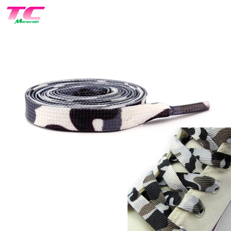 Hot Fancy Iridescent 100cm 40Inch Flat Polyester Shoe Laces, Sublimation Printed Rainbow Shoelace Directly Factory