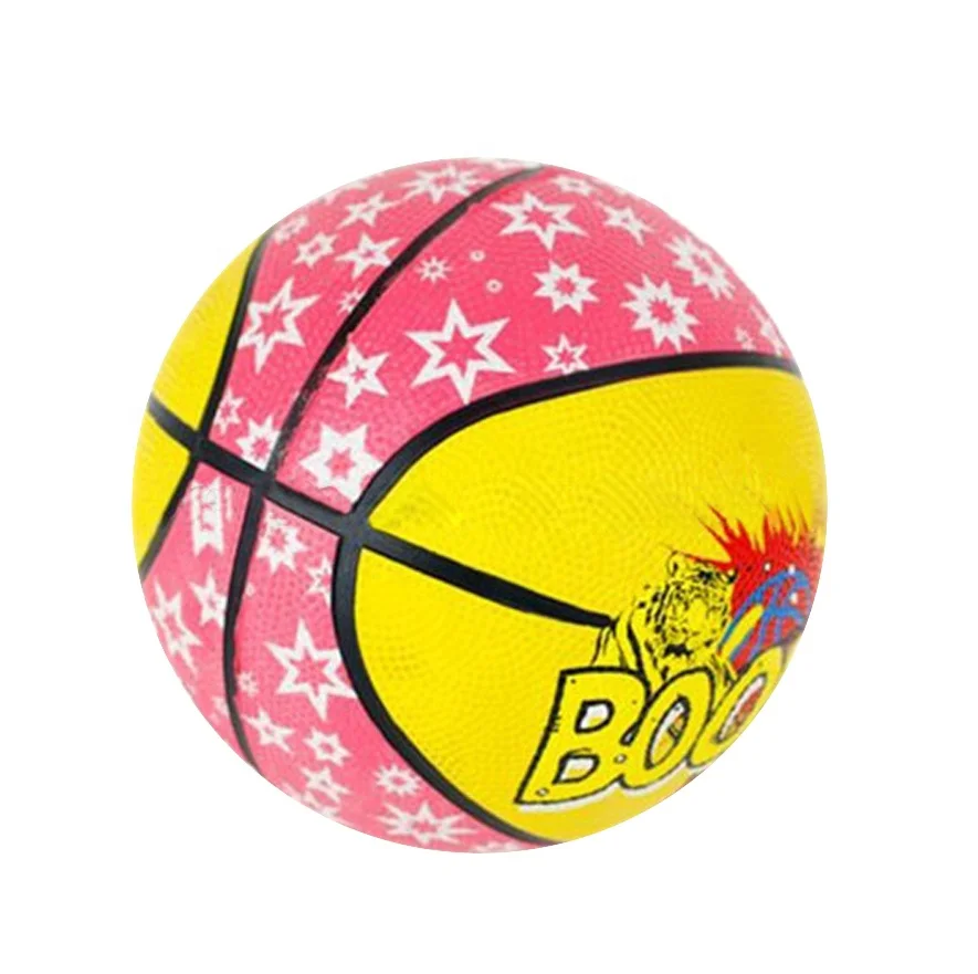 Custom your own promotional gift rubber basket ball basketball ball