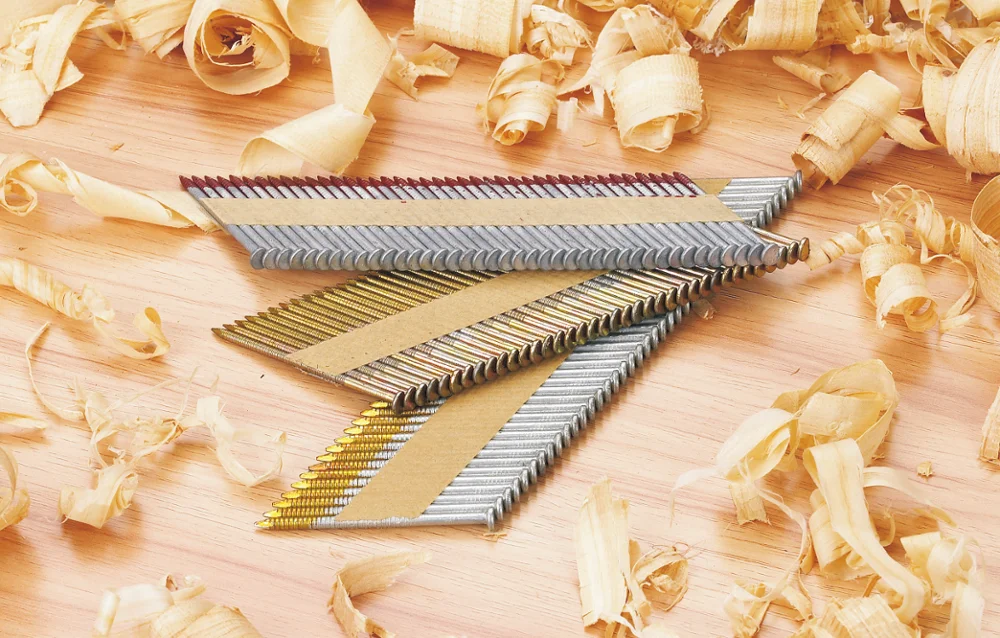 industrial nails, Staples, Coil nails, Plastic strip frame nails,