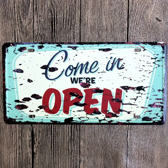 Добро пожаловать, винтажная деревенская рельефная Автомобильная пластина, художественный плакат, бар, паб, кафе, настенное украшение для вечеринки, металлический жестяной металлический знак