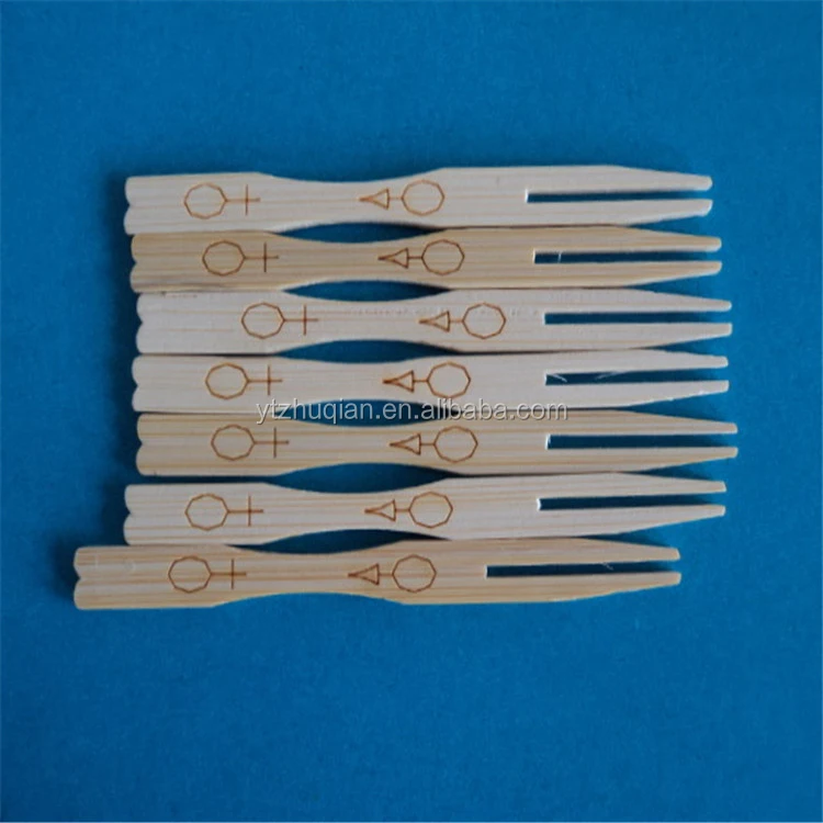 The most popular latest Reusable Bamboo fruit fork for food
