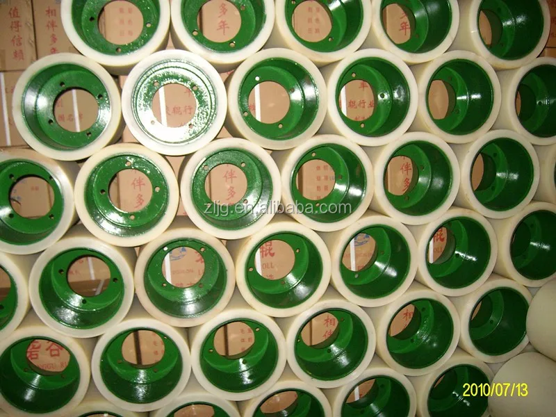 6inch Best PU Rice Rubber Roller , rice mill rubber rolls with cast iron or aluminum drum