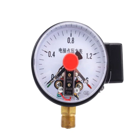 Big Photoelectric Induction Electric Contact Pressure Gauge with Lasted Type Diameter Commercial Electric Contact Pressure Gauge