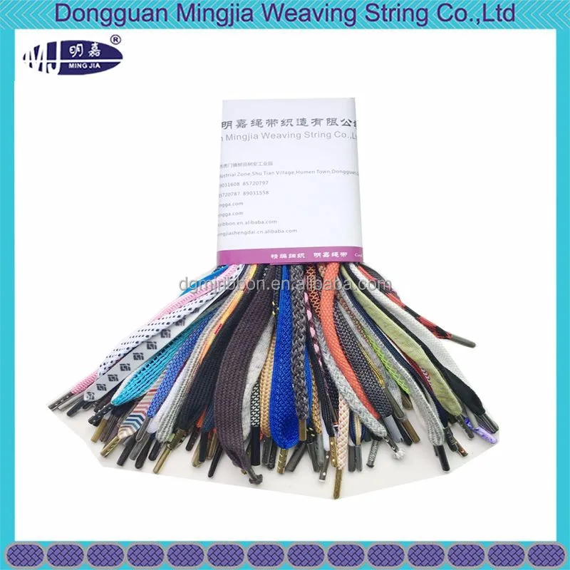 Custom hoodie drawstring flat strings with silicone tips