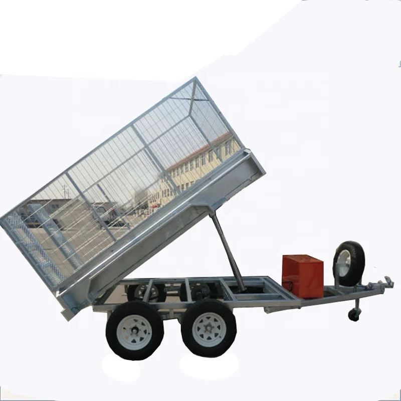 Galvanised 12x6 3.5 Ton Hydraulic Tipper Tipping Box Trailer