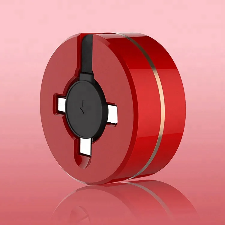 Patent Portable USB 3in1 Extension Retractable Cable Multiple  Multi USB Charger 3 In 1 USB Charging Cable for Iphone